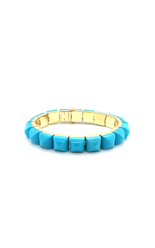 Turquoise Pyramid Bracelet