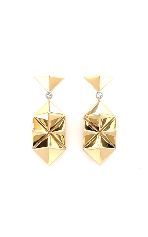 Pyramid Cluster Earrings