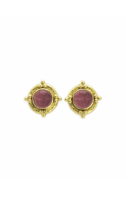 Pink 'Man-in-the-Moon' Stud Earrings ER76009-Z