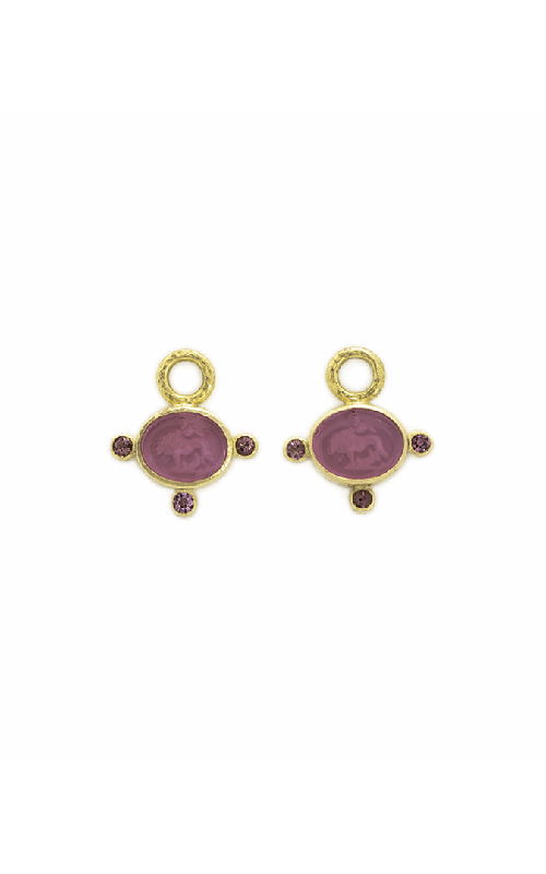 Pink 'Tiny Lion' Earring Pendants ERP84586-Z