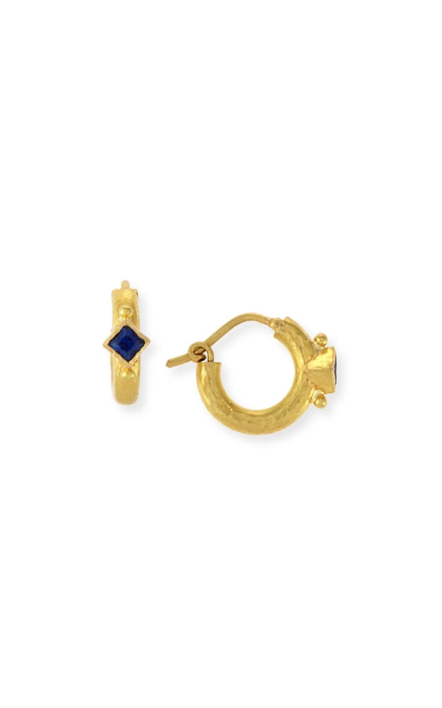 Blue Sapphire Hoop Earrings ER93426