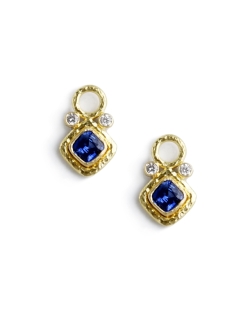Diamond & Sapphire Earring Pendants ERP102473