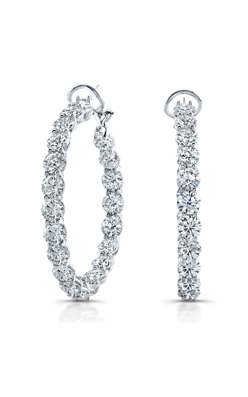 Diamond Hoop Earrings