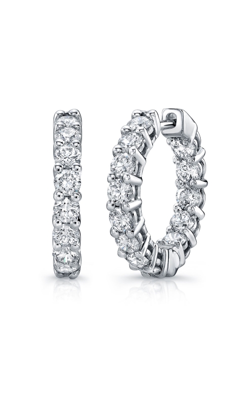 Diamond Hoop Earrings