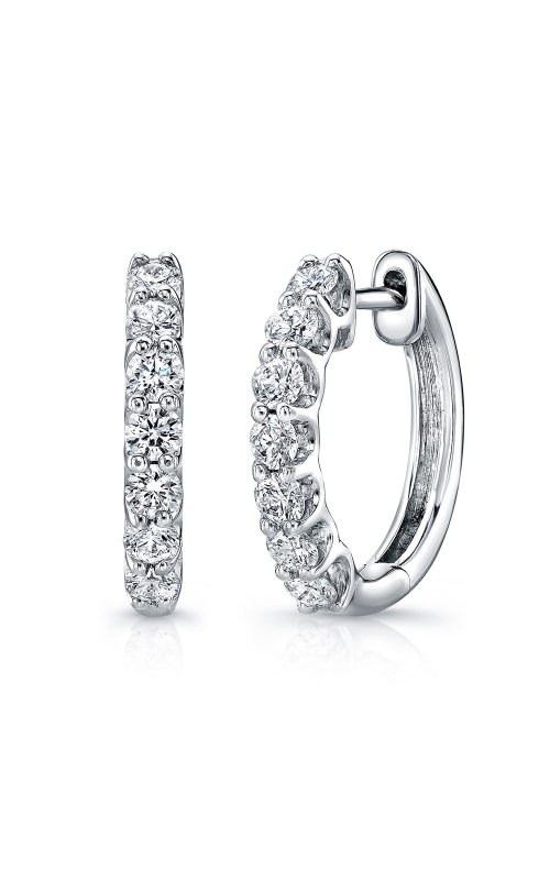 Diamond Hoop Earrings