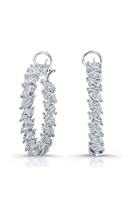 Diamond Hoop Earrings