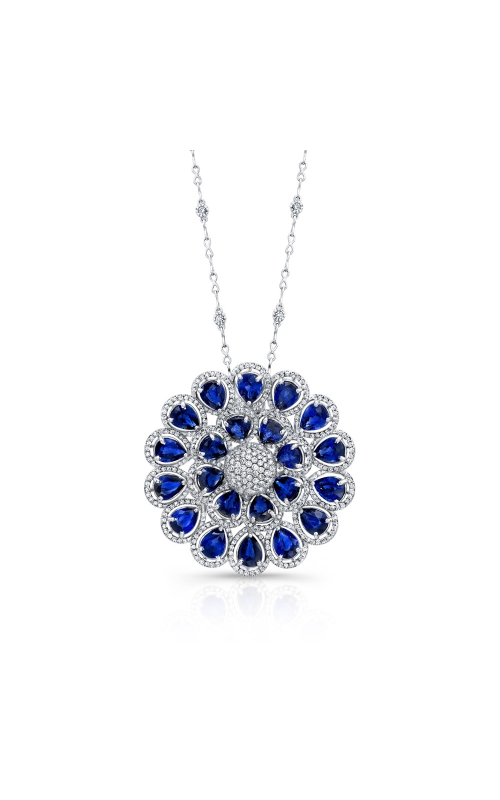 Sapphire & Diamond  Necklace