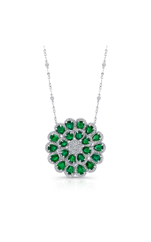 Emerald & Diamond  Necklace