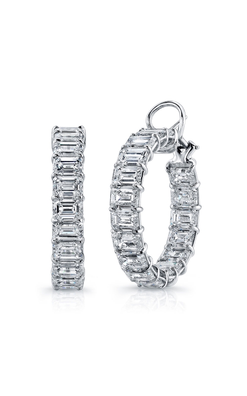 Diamond Hoop Earrings