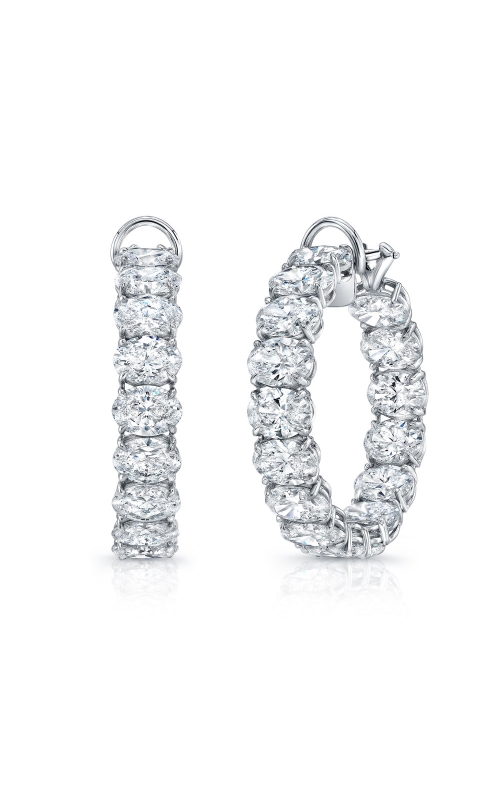 Diamond Hoop Earrings