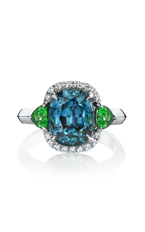 Blue Zircon Ring