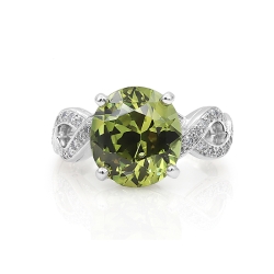 Green/Yellow Sapphire Ring