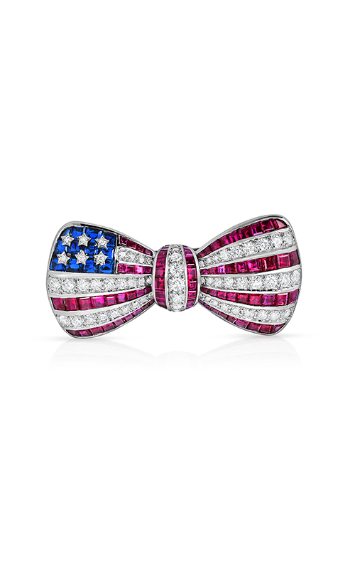 Flag Bow Brooch