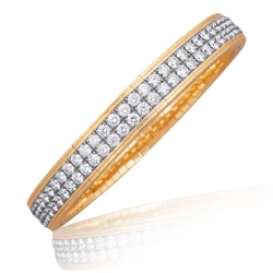 Xpandable™ Diamond and Yellow Gold Bracelet
