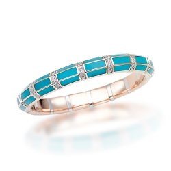 Xpandable™ Diamond and Turquoise Bracelet
