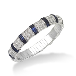 Xpandable™ Diamond and Sapphire Bracelet