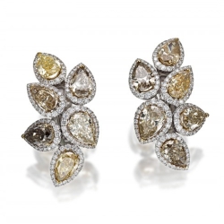 Crown Collection Diamond Earrings